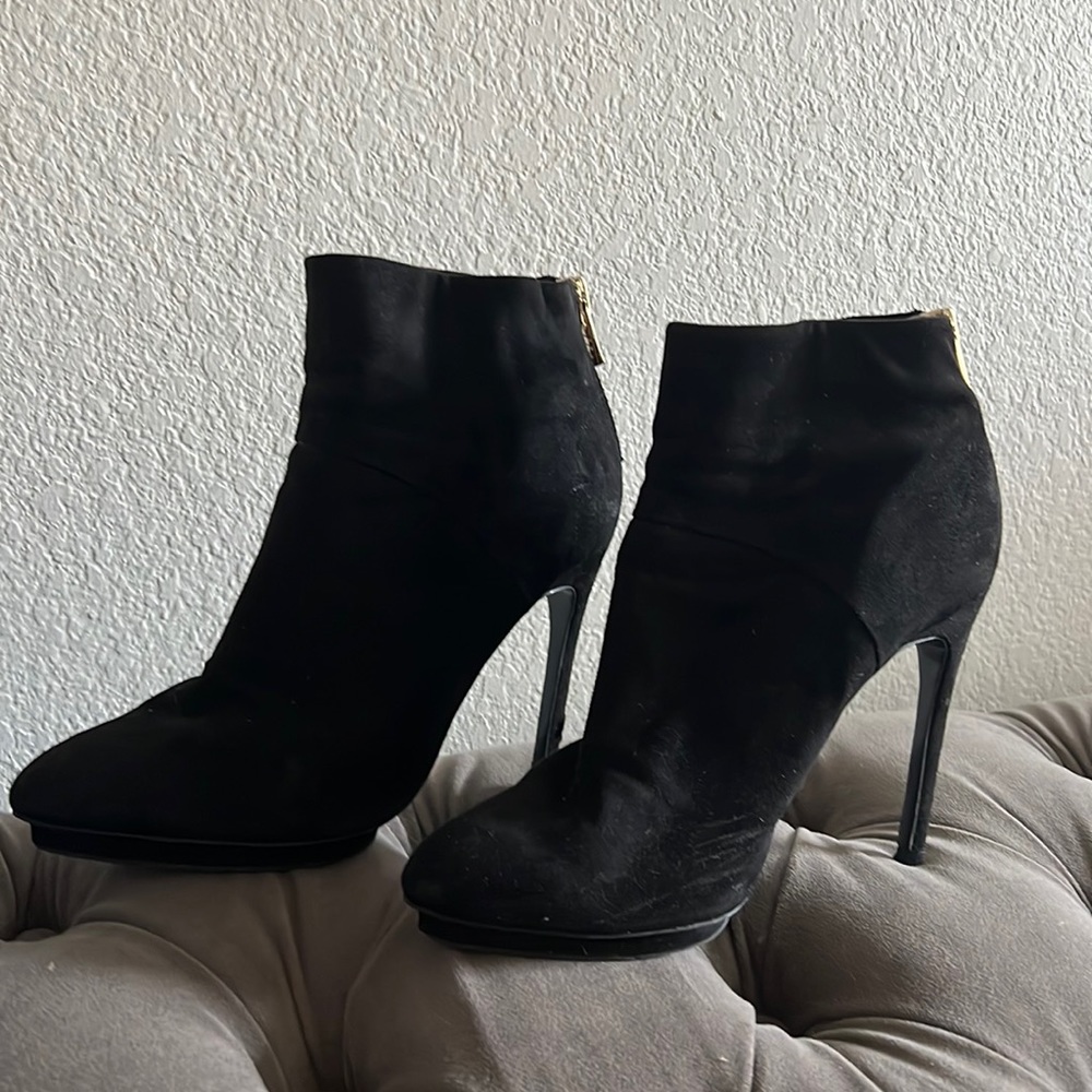 Zara stiletto black booties